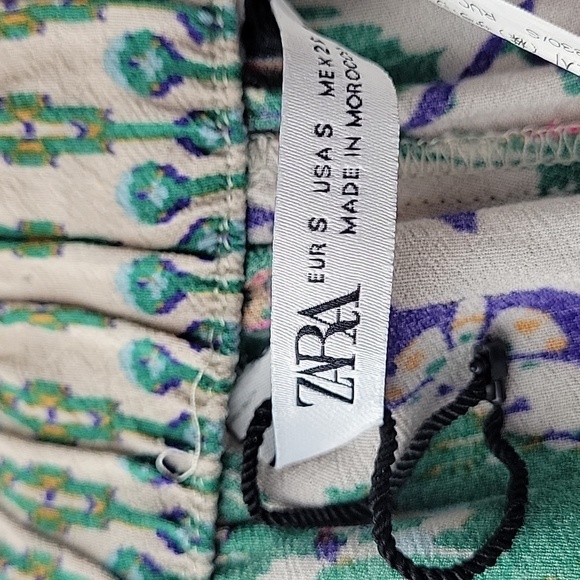 ZARA printed flared pants Boho 8156/044 - Picture 5 of 9